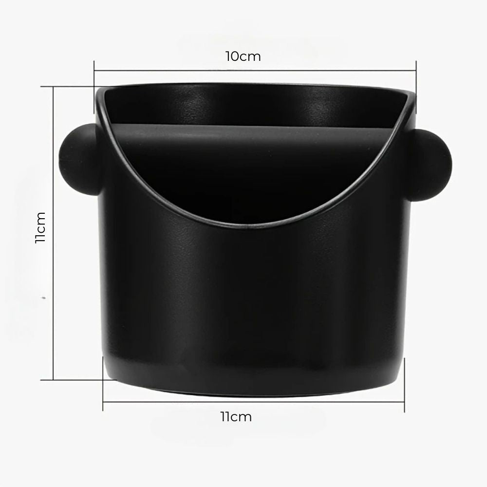 Sleek Espresso Puck Bin for Coffee Grounds
