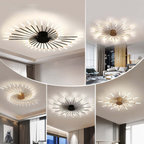 Contemporary Large LED Fixture for Spacious Rooms
