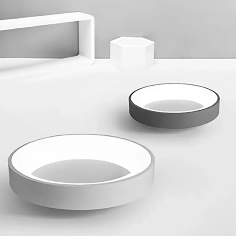 Round Nordic-Style LED Flush Mount Ceiling Light