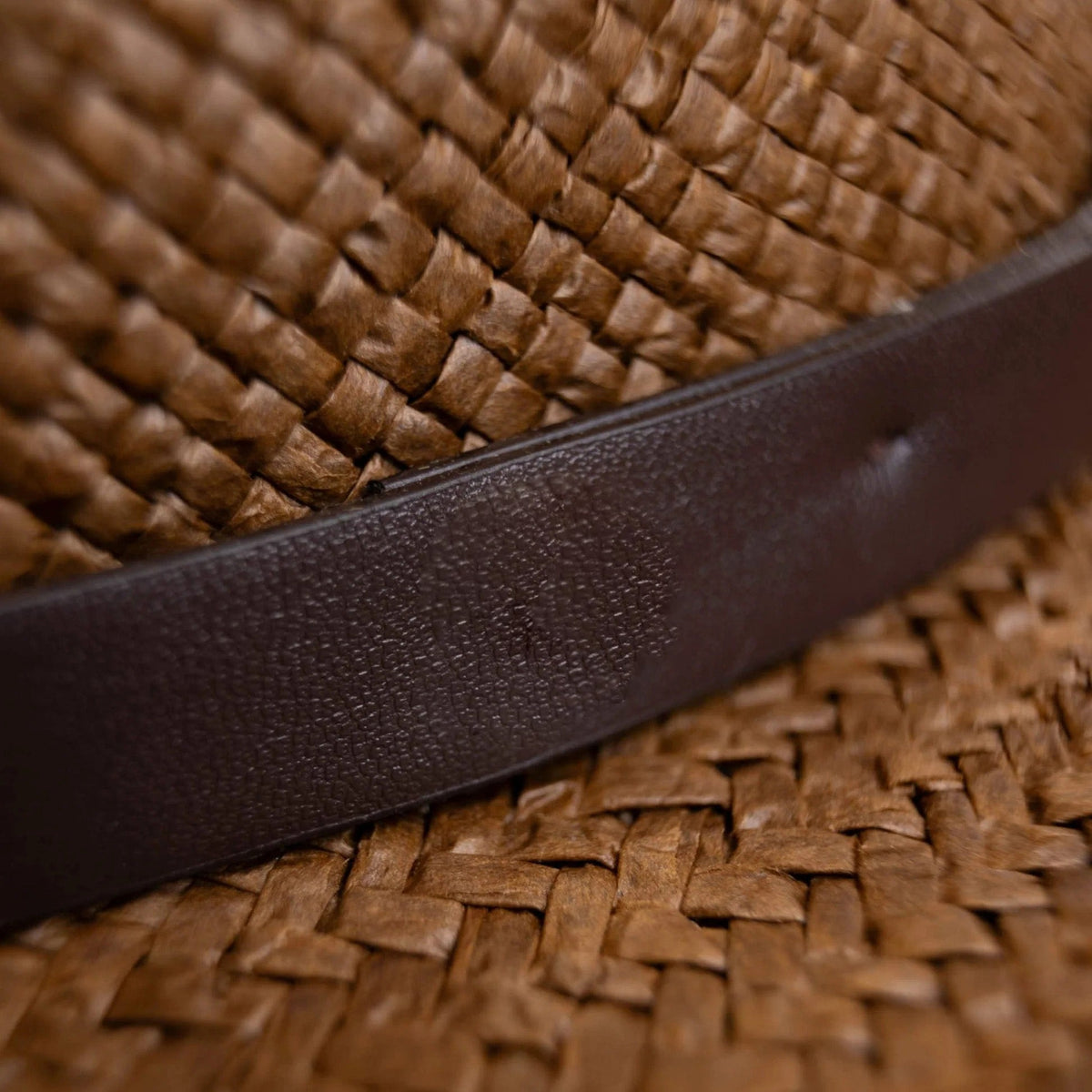 Modern Minimalist Straw Fedora Hat – Coffee