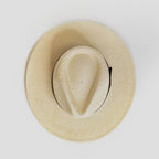 Modern Minimalist Straw Fedora Hat – Coffee