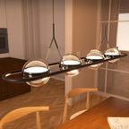 Modern Pendant Light Adjustable Sleek Design Dining Room