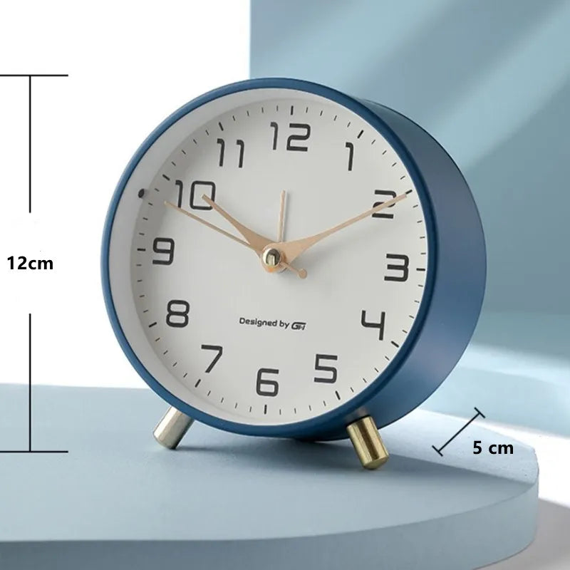 Quiet Desktop Clock - Modern Nordic Style