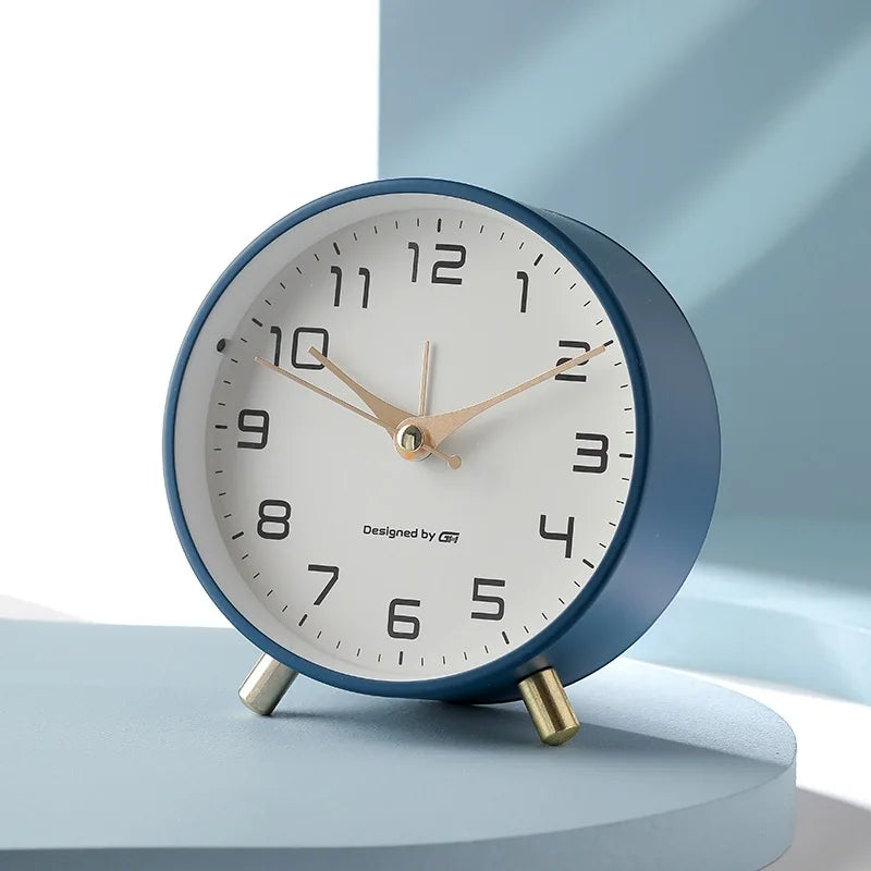 Quiet Desktop Clock - Modern Nordic Style