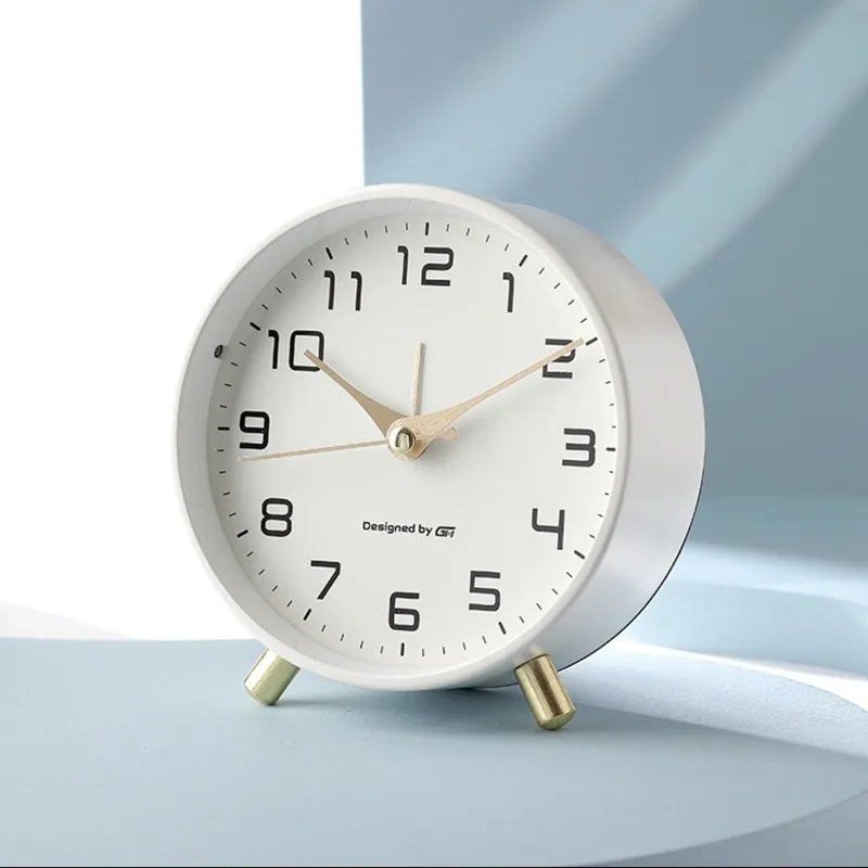 Quiet Desktop Clock - Modern Nordic Style