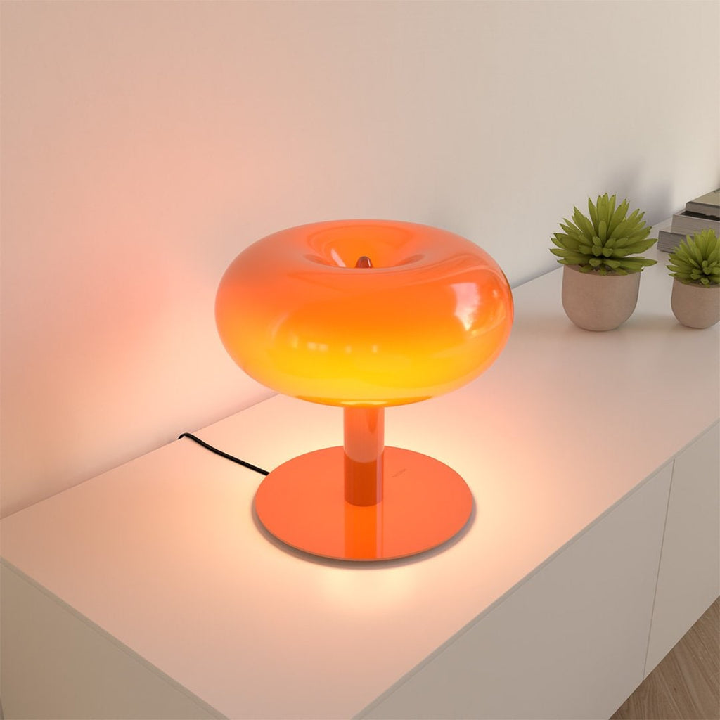 Modern Table Lamp Crystal LED Touch Dimmable Base Glass