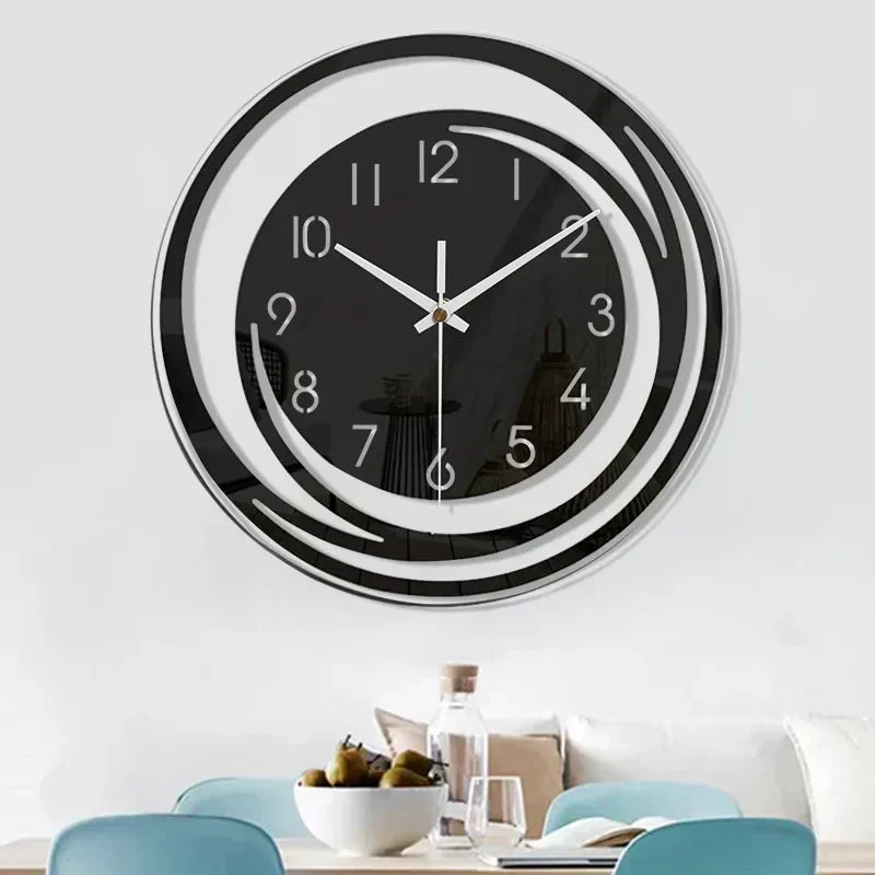 Stylish Contemporary Wall Clock with Simple Aesthetic