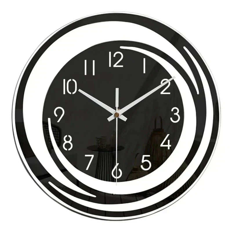 Stylish Contemporary Wall Clock with Simple Aesthetic