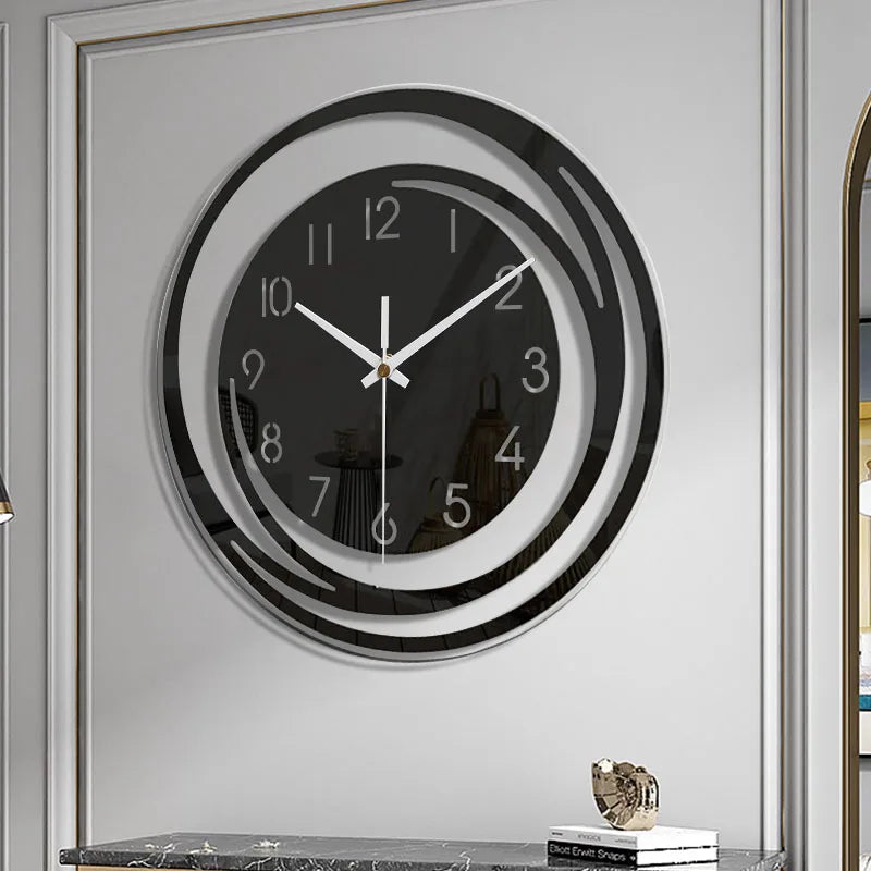 Stylish Contemporary Wall Clock with Simple Aesthetic