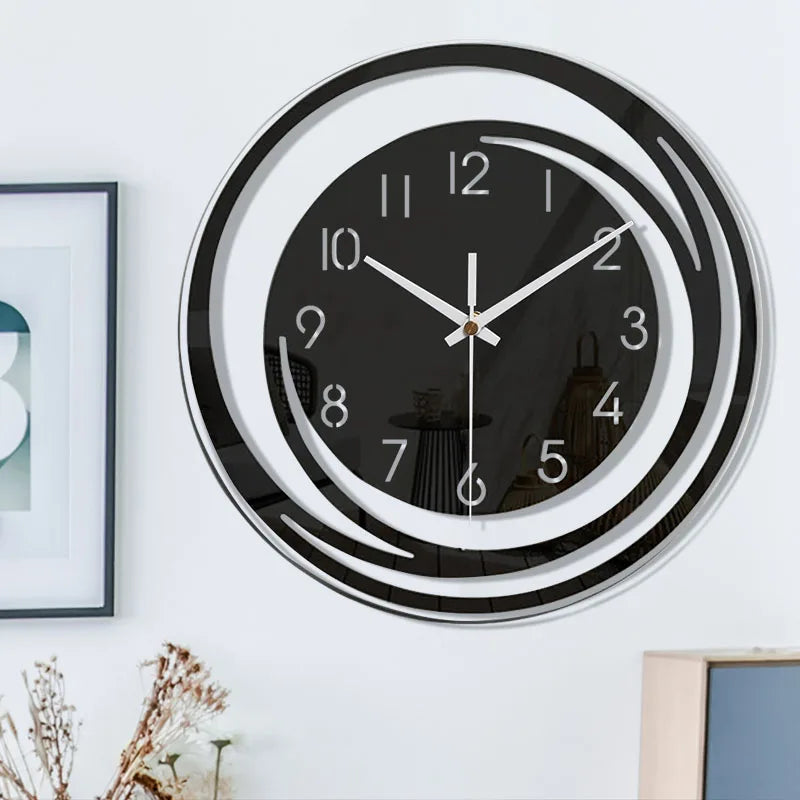 Stylish Contemporary Wall Clock with Simple Aesthetic