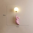 Modern Wall Lamp Cute Bear Design Home Decor Accent