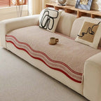 Decorative Wave Sofa Protector - Non-Slip Furniture Cover