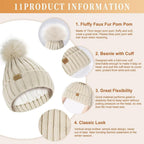MODUNET – 3-Piece Winter Accessory Set for Chilly Weather