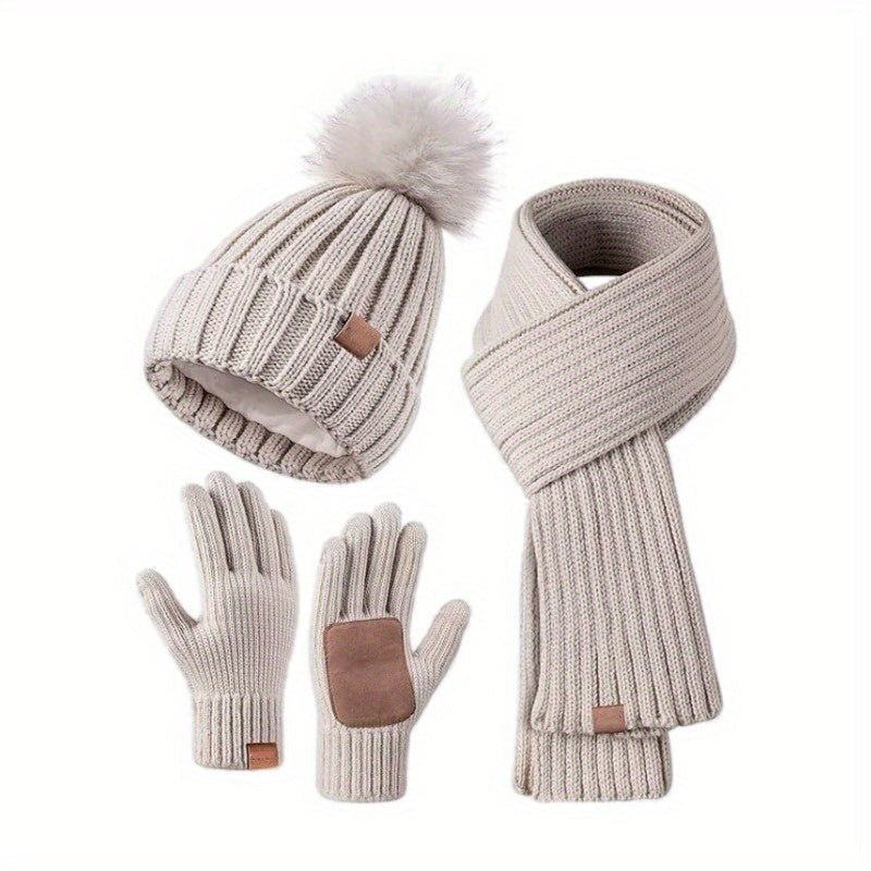 MODUNET – 3-Piece Winter Accessory Set for Chilly Weather