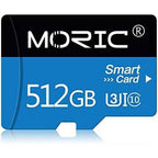 Moric 512GB Micro SD Card with Adapter Class 10 Fast Speed Memory Card  (Refurbished)