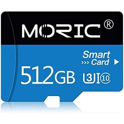 Moric 512GB Micro SD Card with Adapter Class 10 Fast Speed Memory Card  (Refurbished)