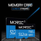 Moric 512GB Micro SD Card with Adapter Class 10 Fast Speed Memory Card  (Refurbished)