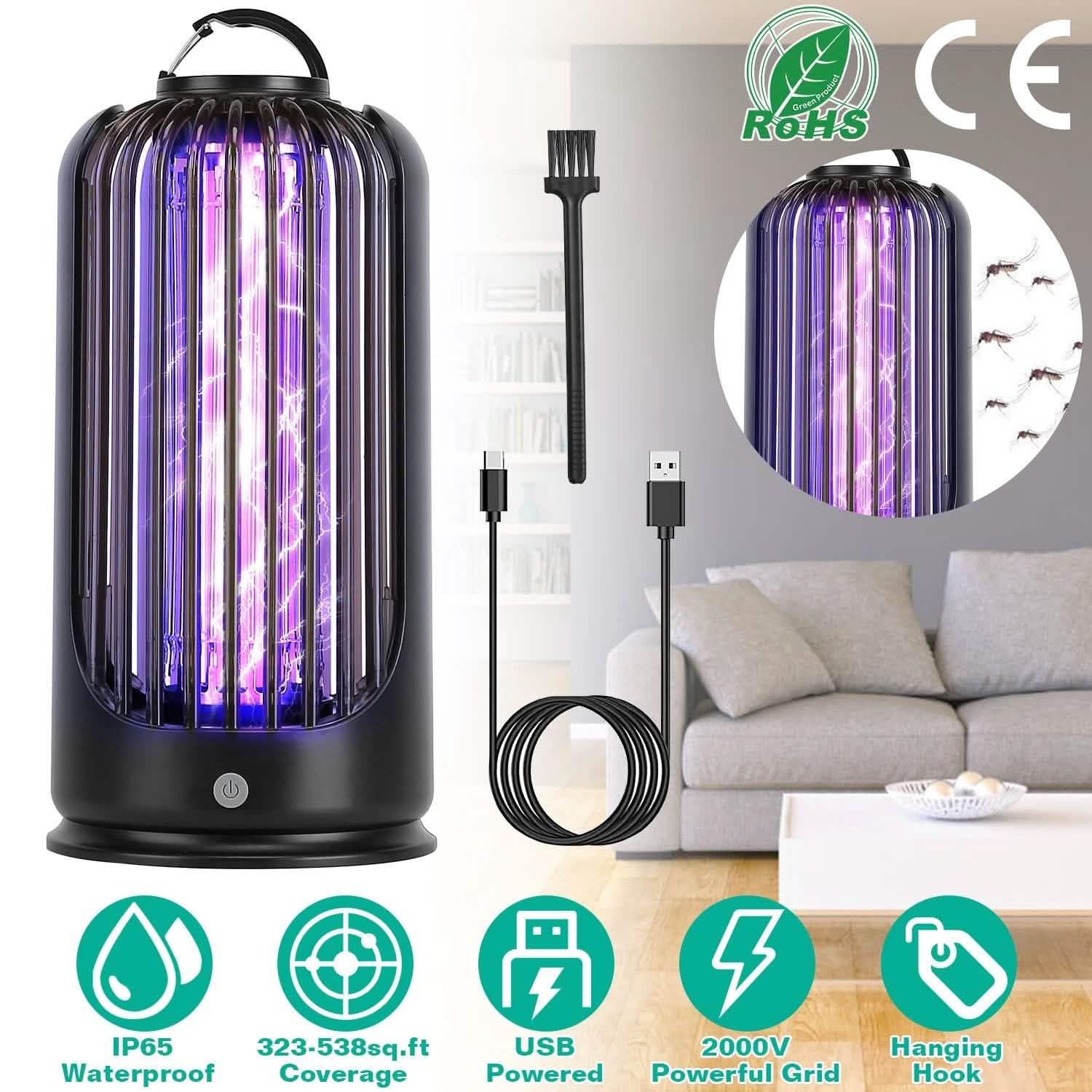Mosquito Killer Lamp 2000V High Powered Pest Control