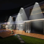 Motion Sensor Solar Powered Outdoor Lights 3 Modes with 43 LED Lamp Beads