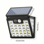 Motion Sensor Solar Street Light - Dusk to Dawn, Energy Efficient LED Lamp