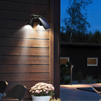 Motion Sensor Spotlights 2000lm Security Lights with Dual Head 360 Degree Rotatable