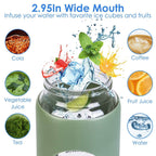 Motivational Water Bottle Intake Tracker with Straw Time Marker Silicone Sleeve Handle