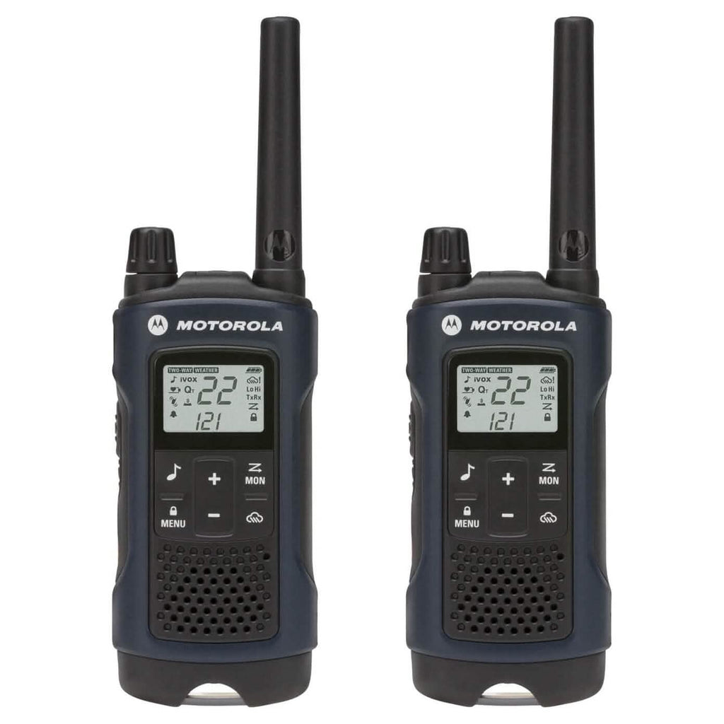 Motorola Solutions Talkabout T460 Rechargeable Two-Way Radio Pair - Dark Blue  (Refurbished)