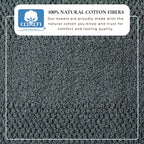 100% Cotton Woven Texture Bath Towel Set - Marbella Collection