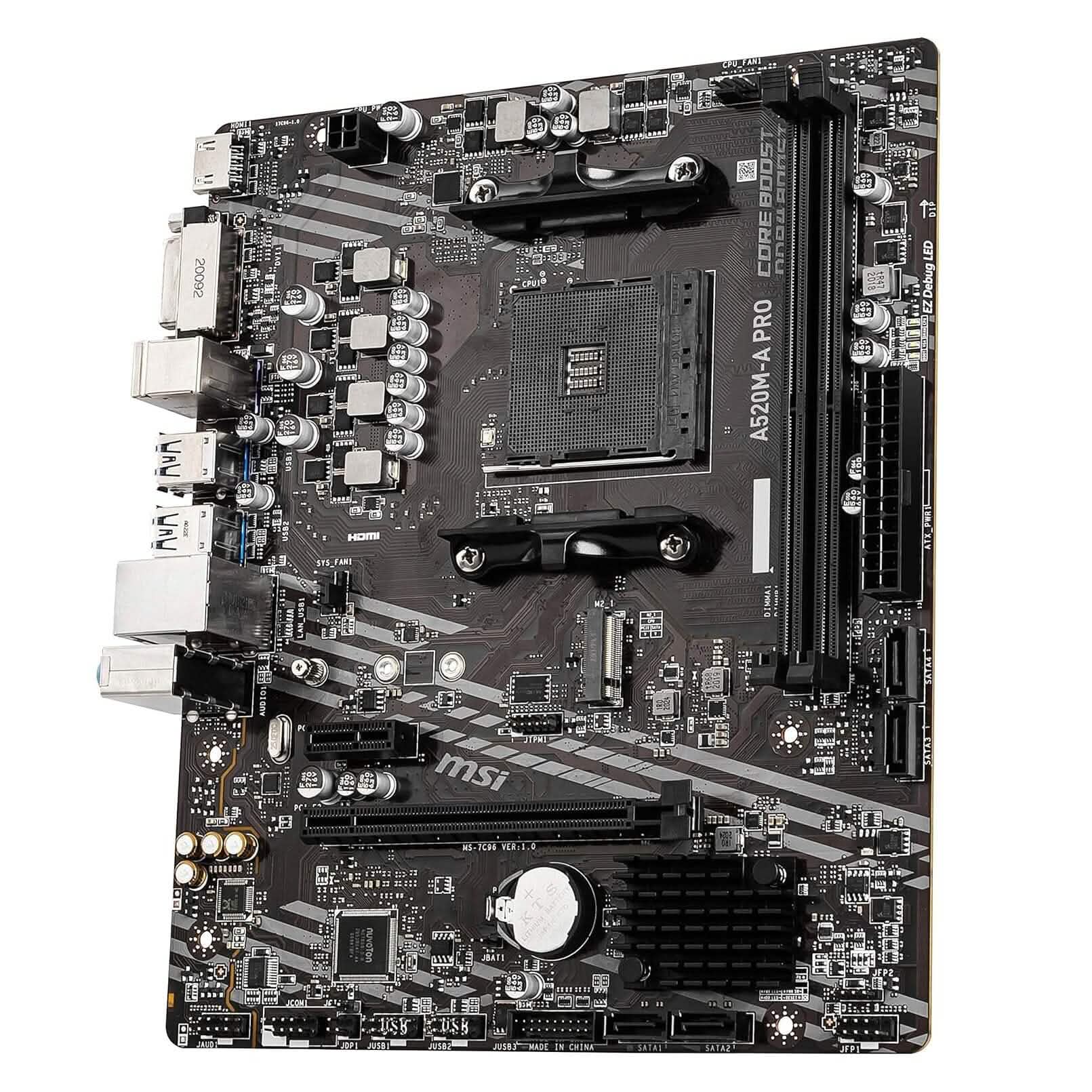 MSI A520M-A PRO Gaming Motherboard  (Refurbished)