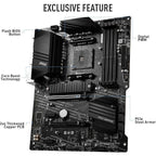 MSI B550-A PRO ProSeries Motherboard (AMD AM4, DDR4, PCIe 4.0, SATA 6Gb/s, M.2, USB 3.2 Gen 2, HDMI/DP, ATX) (Refurbished)