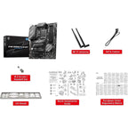 MSI B760 Gaming Plus WiFi Gaming Motherboard (Supports 12th/13th Gen Intel Processors, LGA 1700, DDR5, PCIe 4.0, M.2, 2.5Gbps LAN, USB 3.2 Gen2, Wi-Fi 6E, ATX) (Refurbished)