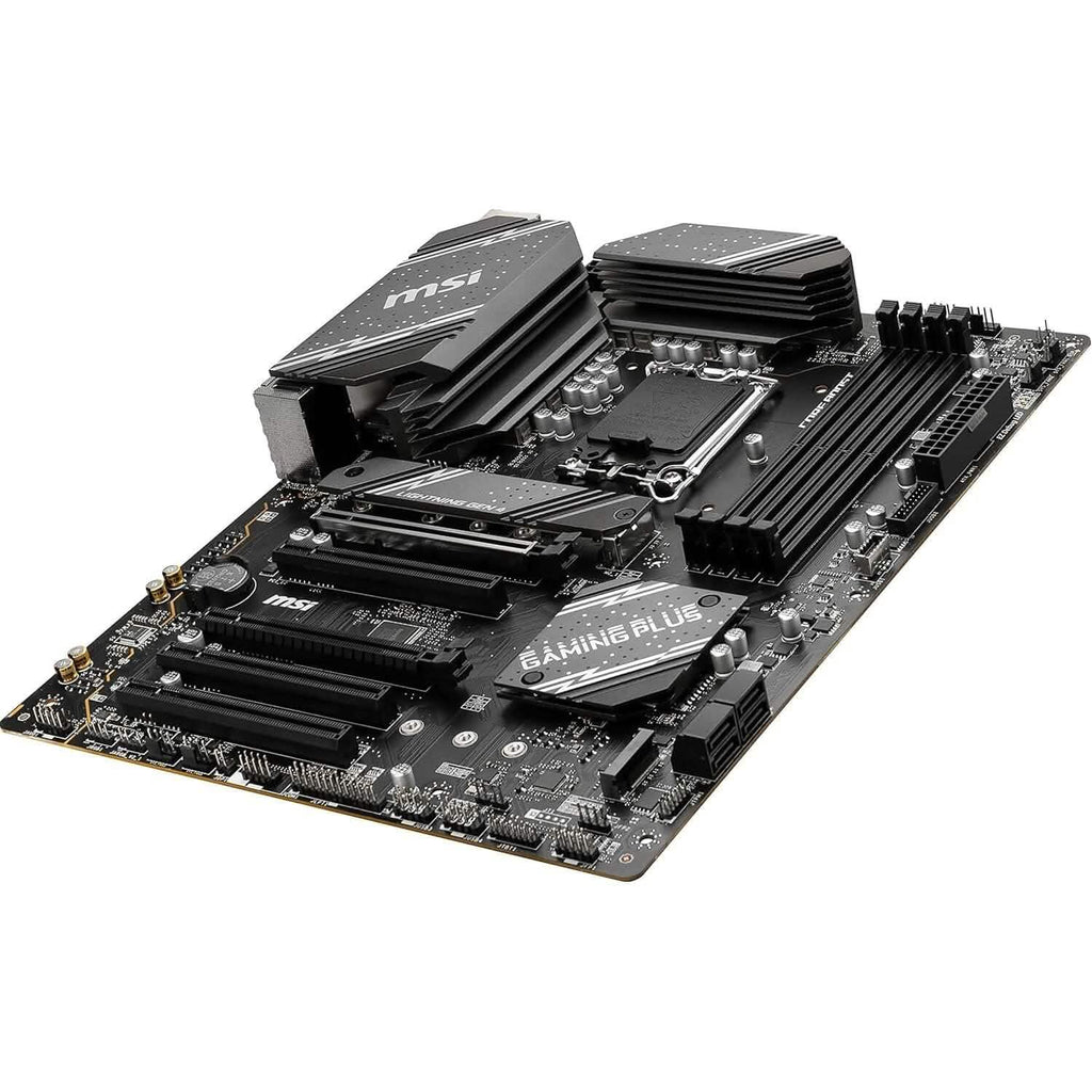 MSI B760 Gaming Plus WiFi Gaming Motherboard (Supports 12th/13th Gen Intel Processors, LGA 1700, DDR5, PCIe 4.0, M.2, 2.5Gbps LAN, USB 3.2 Gen2, Wi-Fi 6E, ATX) (Refurbished)