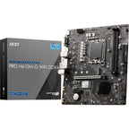 MSI PRO H610M-G WiFi DDR4 ProSeries Motherboard (mATX, 12th/13th Gen Intel Core, LGA 1700 Socket, DDR4, PCIe 4, 2.5G LAN, M.2 Slots, USB 3.2, Wi-Fi 6)  (Refurbished)