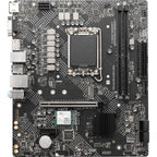 MSI PRO H610M-G WiFi DDR4 ProSeries Motherboard (mATX, 12th/13th Gen Intel Core, LGA 1700 Socket, DDR4, PCIe 4, 2.5G LAN, M.2 Slots, USB 3.2, Wi-Fi 6)  (Refurbished)