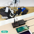 Multi 12 Port USB Charging Station Hub