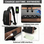 Multi-functional Trendy Sling Bag with Password Lock