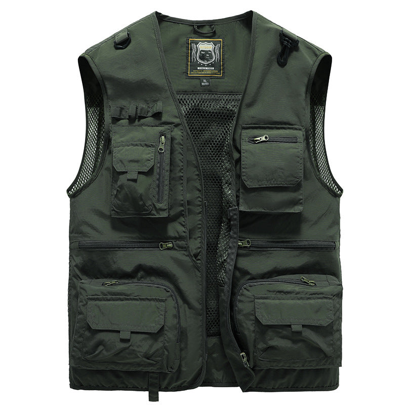 Outdoor Utility Vest With Many Pockets