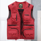 Outdoor Utility Vest With Many Pockets