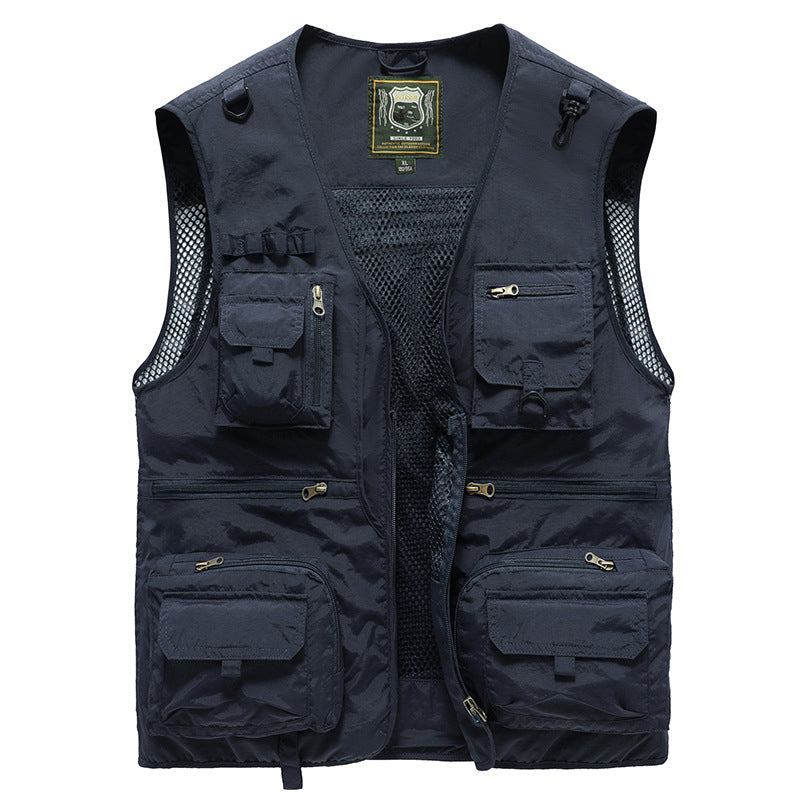 Outdoor Utility Vest With Many Pockets