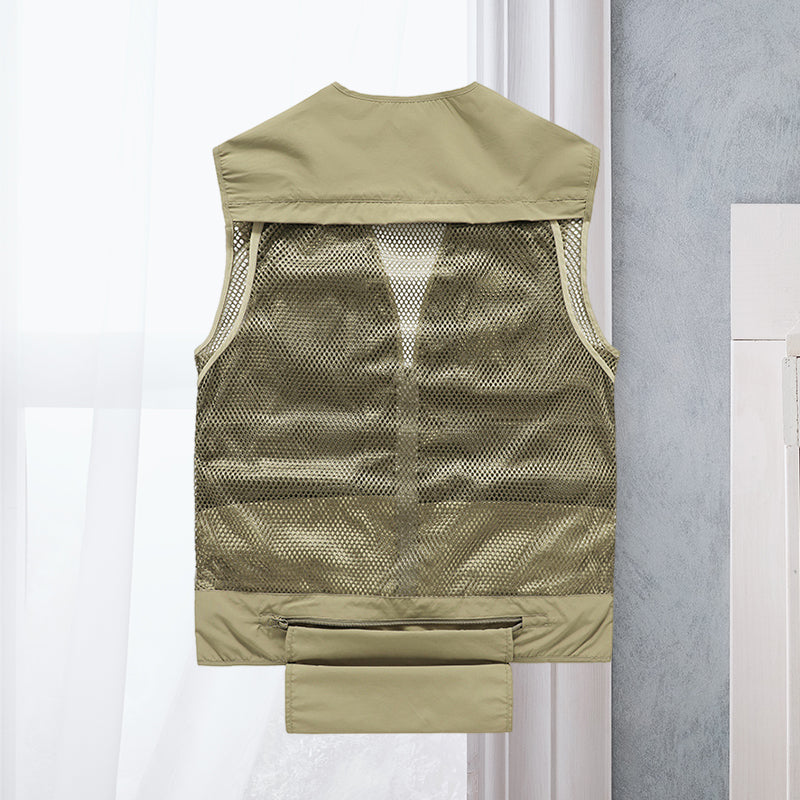 Outdoor Utility Vest With Many Pockets