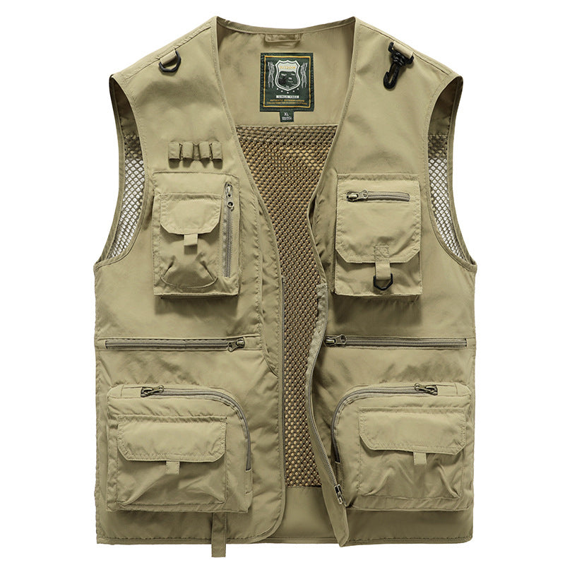 Outdoor Utility Vest With Many Pockets