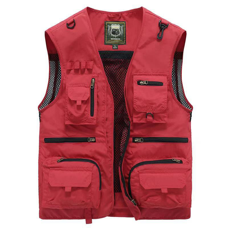 Outdoor Utility Vest With Many Pockets