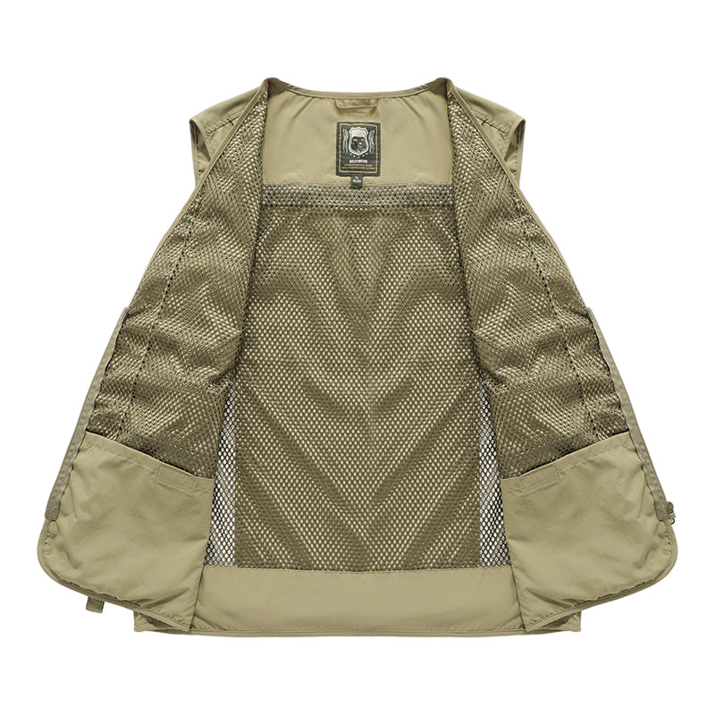 Outdoor Utility Vest With Many Pockets