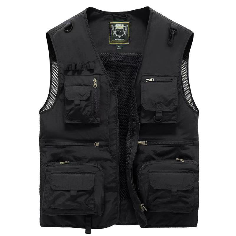 Outdoor Utility Vest With Many Pockets