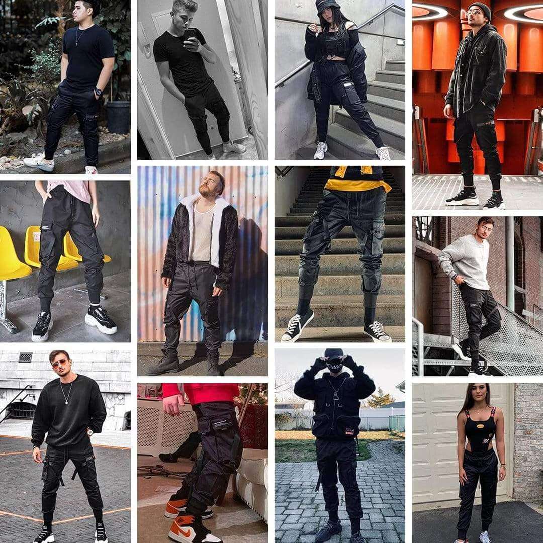 Multi-Pockets Hip Hop Cargo Pants