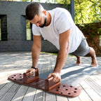 Portable Wooden Push-Up Board