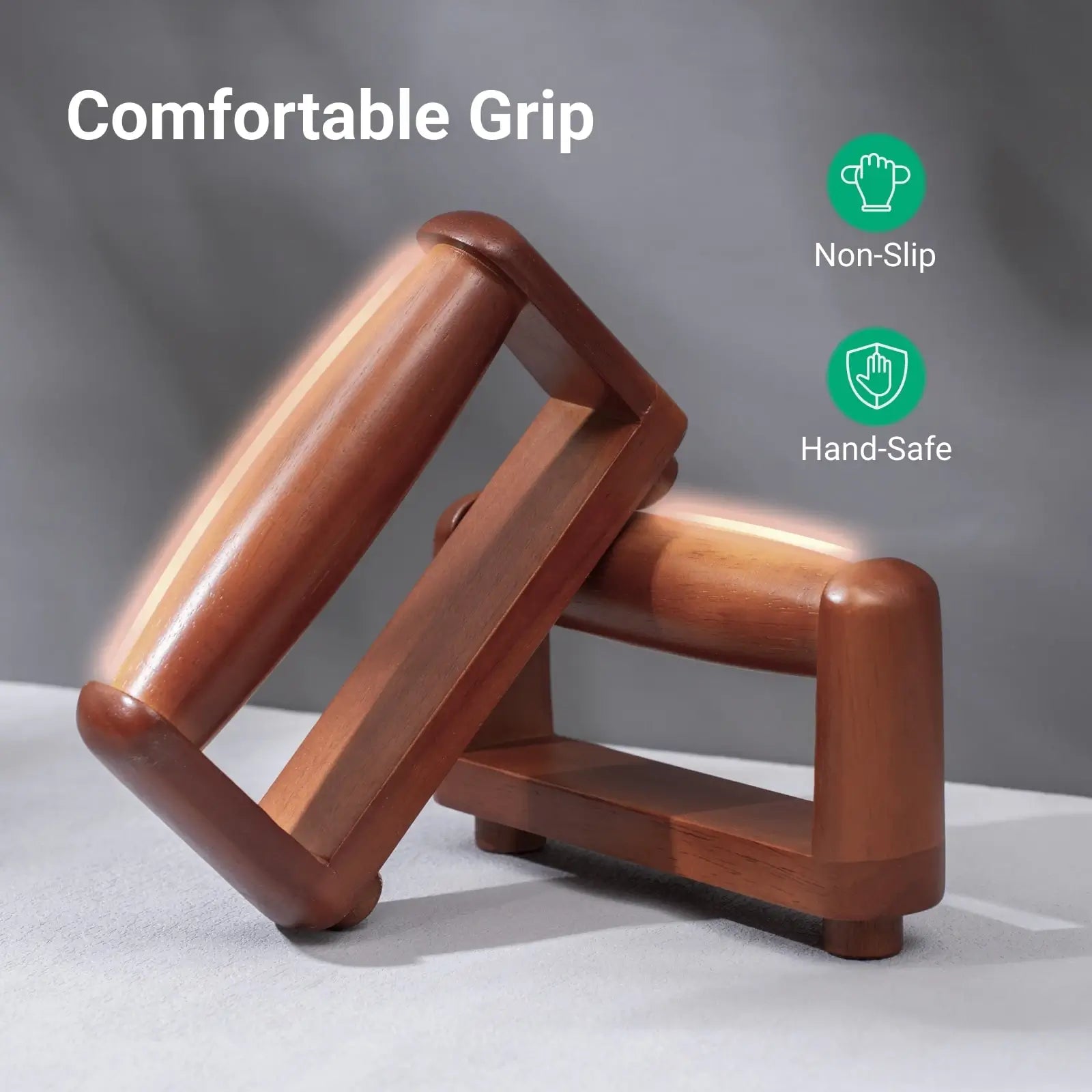 Portable Wooden Push-Up Board