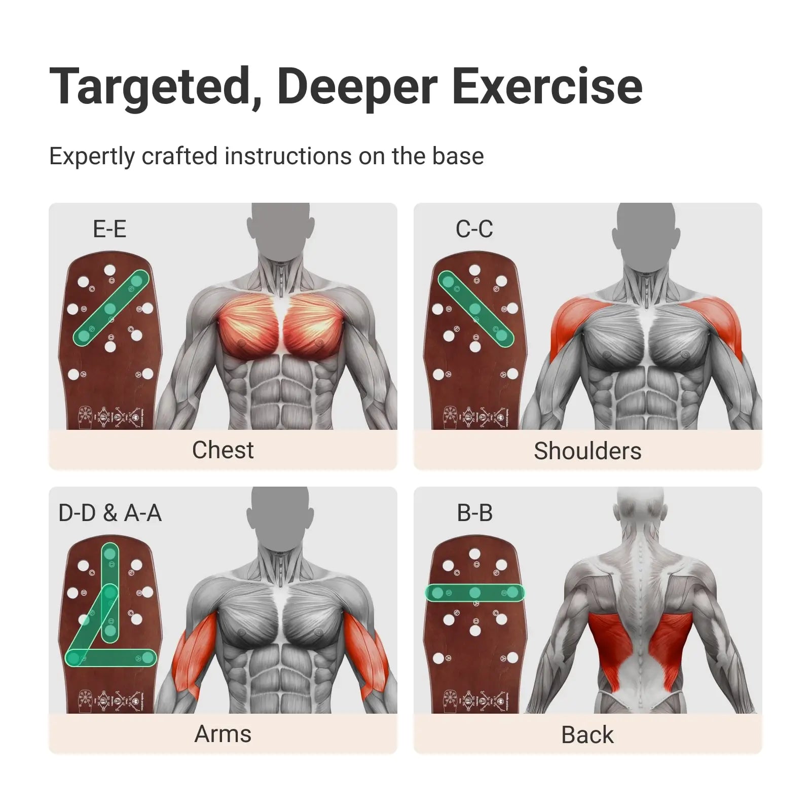 Portable Wooden Push-Up Board