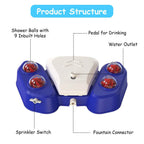 Multifunctional Automatic Pet Water Dispenser Outdoor Step-on Activated Sprinkler