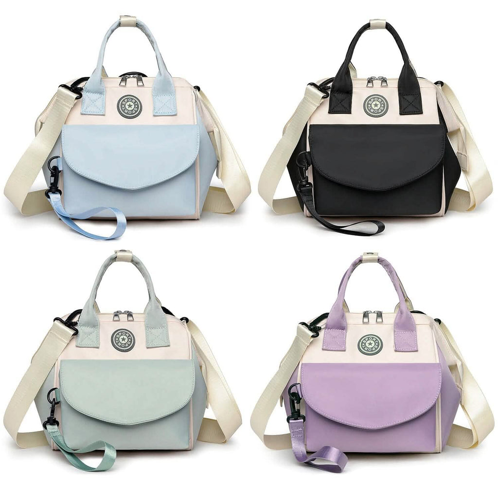 Multifunctional Diaper Changing Bag with 2 Insulated Pockets Commute Bag